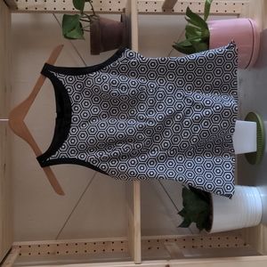 Geometric print work top. WHBM